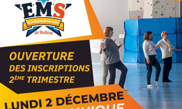 Inscriptions pour le 2ème trimestre aux activités sportives adultes !