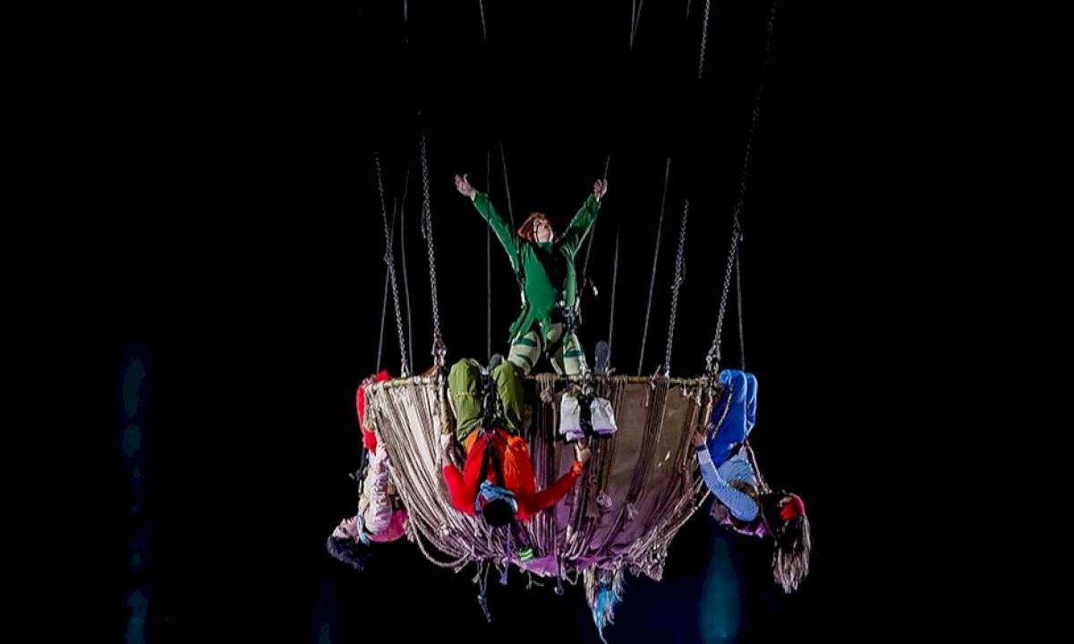 Un magnifique spectacle de théâtre aérien sur PETER PAN