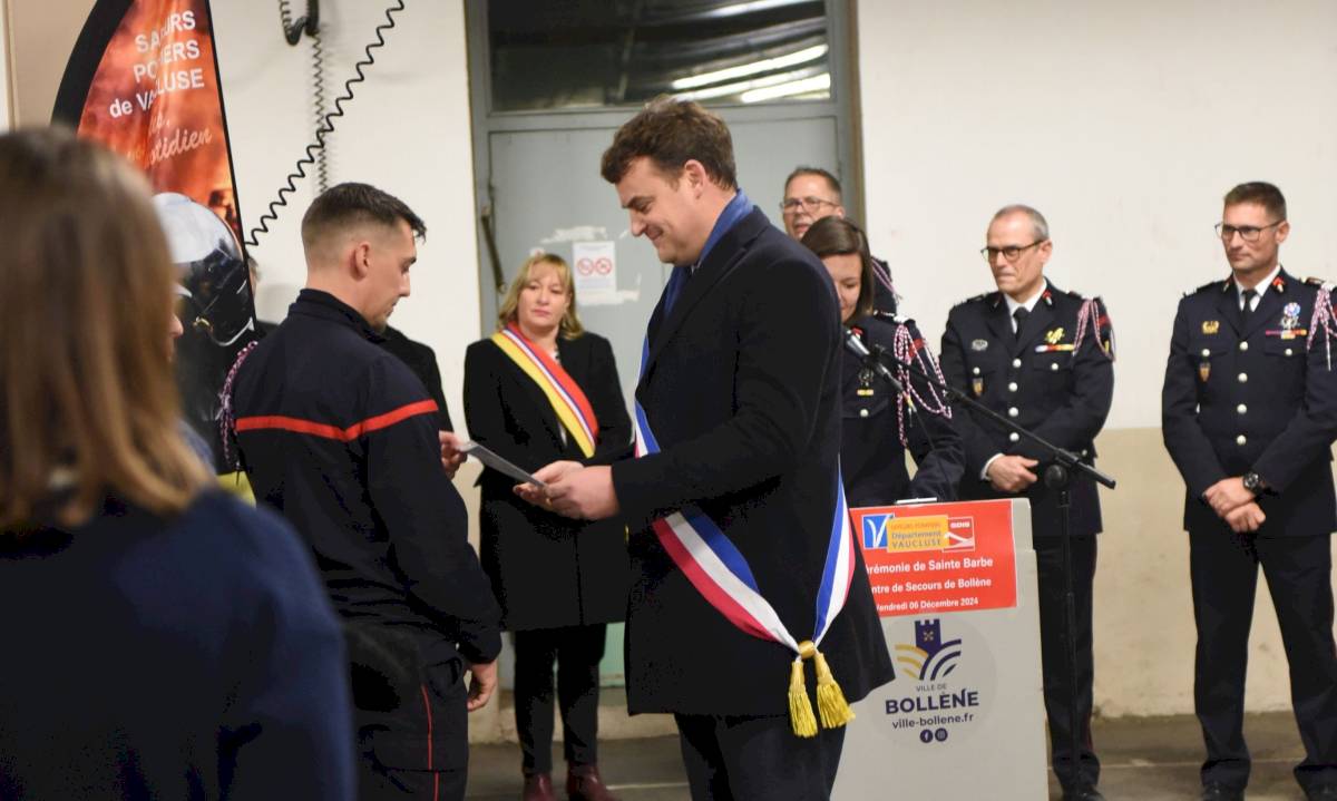 Bel hommage pour la cérémonie de la Sainte-Barbe