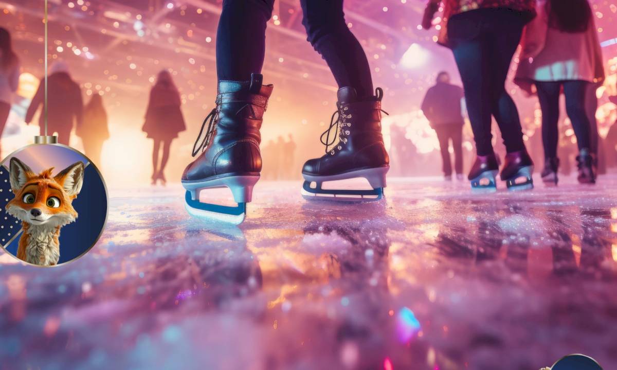 En exclusivité pour les fêtes : UNE VRAIE PATINOIRE VOUS ATTEND !