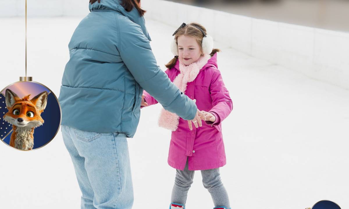 En exclusivité pour les fêtes : UNE VRAIE PATINOIRE VOUS ATTEND !