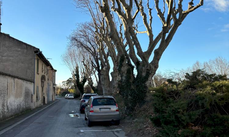 Travaux chemin d'Entraigues