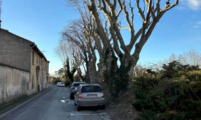 Travaux chemin d'Entraigues Travaux chemin d'Entraigues