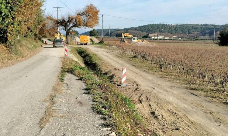 Travaux au chemin de Grignan