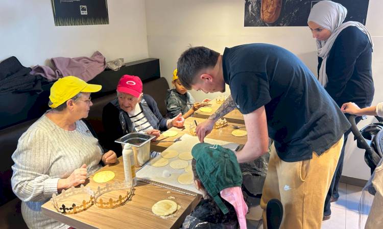 Retour sur l'atelier galette des rois à la boulangerie ANGE