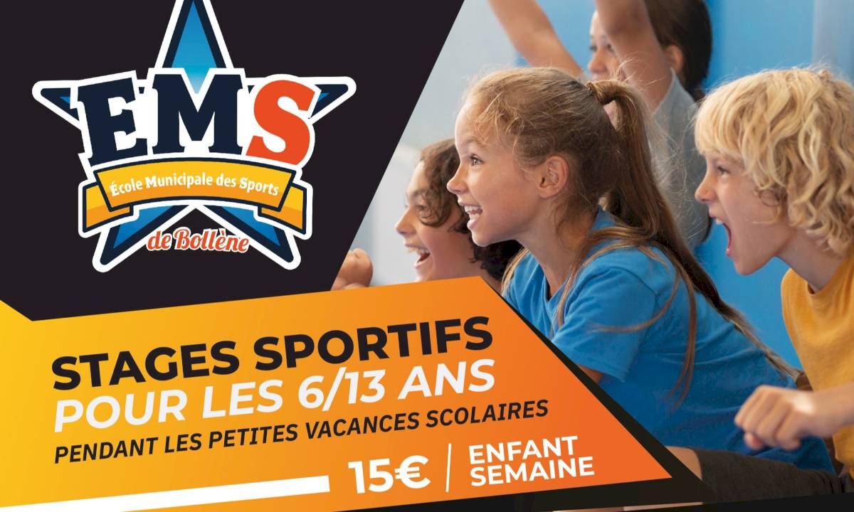 Stages sportifs à l'EMS pour les vacances d'hiver