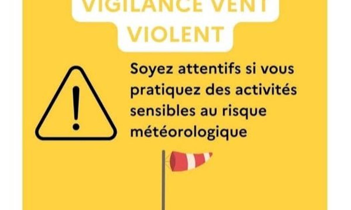 ALERTE METEO : Vigilance jaune