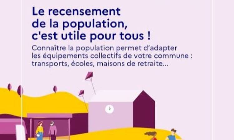 Le recensement de la population, c'est utile pour tous !