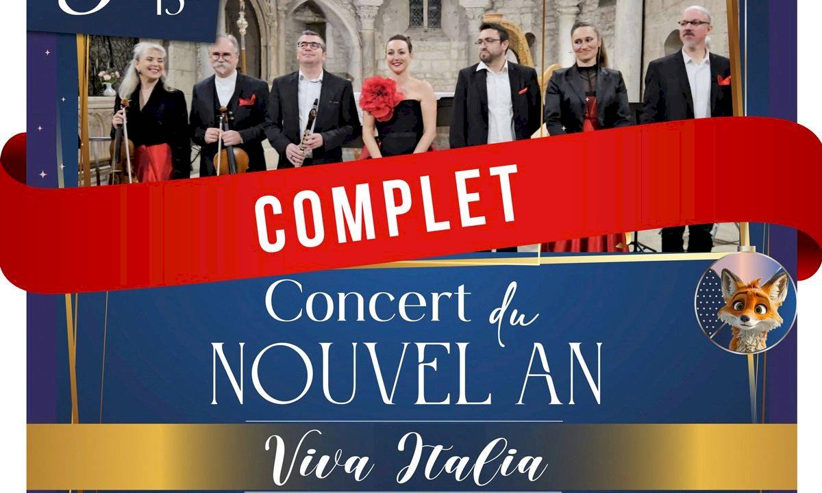 Le concert « Viva Italia » à la Cigalière est complet !