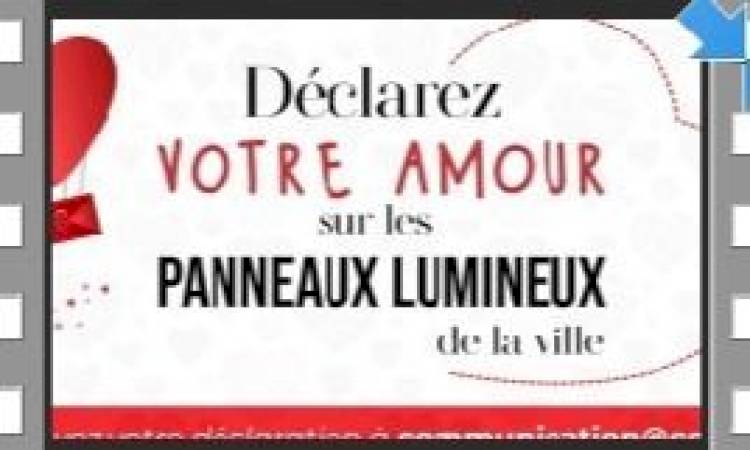 Déclarez votre flamme pour la Saint-Valentin !