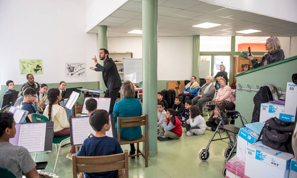 Un moment musical intergénérationnel