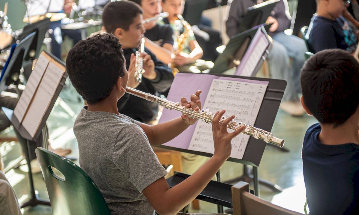 Un moment musical intergénérationnel