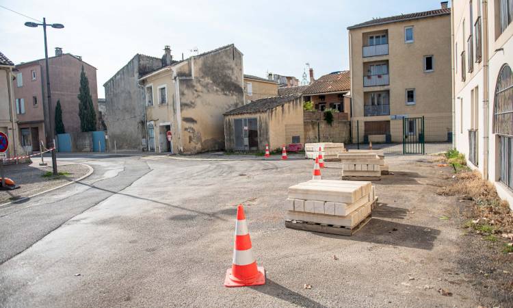 Travaux Rue Frédéric Mistral et Espace de la Paix