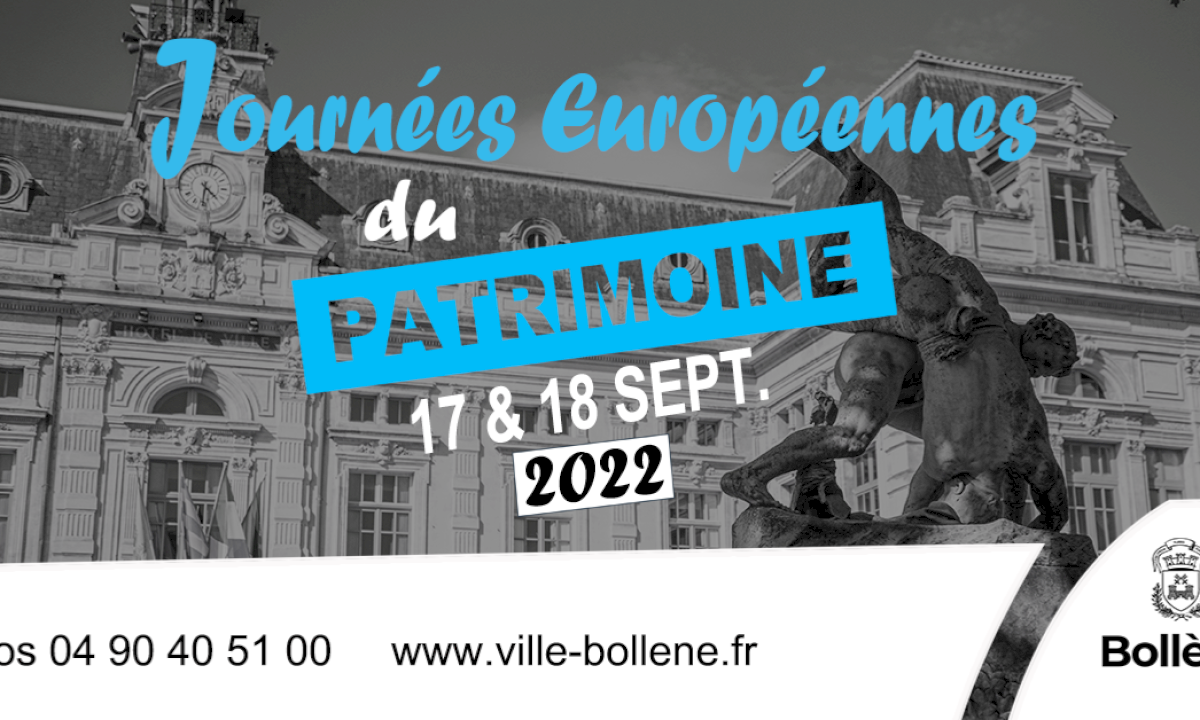 Programme des Journées Européennes du Patrimoine : 17 & 18 septembre