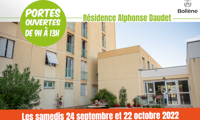 Portes ouvertes à la résidence pour Séniors Alphonse Daudet Portes ouvertes à la résidence pour Séniors Alphonse Daudet