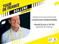 En attendant le Tour… Venez rencontrer Christian Prudhomme le 10 juin En attendant le Tour… Venez rencontrer Christian Prudhomme le 10 juin