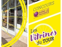 Les vitrines des commerçants en jaune pour le Tour ! Les vitrines des commerçants en jaune pour le Tour !