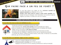Feux de forêts: adoptons les bons réflexes Feux de forêts: adoptons les bons réflexes