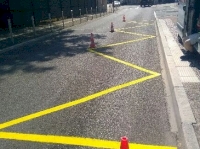 Travaux de marquage aux arrêts de bus Travaux de marquage aux arrêts de bus