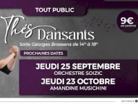 Prochains thés dansants