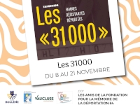 Exposition : 'Les 31 000 femmes, résistantes, déportées' Exposition : 'Les 31 000 femmes, résistantes, déportées'