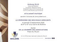 Cérémonie d'accueil des nouveaux arrivants