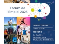RAPPEL ! Le Forum de l’Emploi arrive à Bollène !