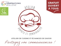 Atelier popote et convivialité : à vos tabliers ! Atelier popote et convivialité : à vos tabliers !
