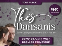 Prochains thés dansants du 1er trimestre 2026 à Bollène Prochains thés dansants du 1er trimestre 2026 à Bollène