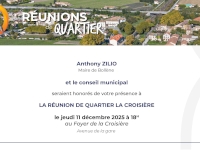 Réunion de quartier – Quartier La Croisière Réunion de quartier – Quartier La Croisière