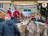 Maison du Père Noël et déambulation des ânes