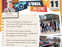 L’œil du CME : les jeunes élus dans la peau de petits reporters ! 