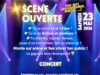 Appel à talents pour une scène ouverte – Samedi 26 mai 2026 !