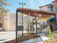 L'inauguration de la rue Mistral de l'espace de la paix