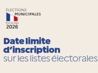 Elections municipales : pensez à vous inscrire !