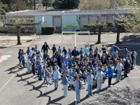 Tous en bleu à l’école des Tamaris