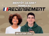Bientôt 16 ans ? Pensez au recensement citoyen obligatoire