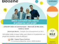 Ateliers gratuits à Bollène – Inscriptions ouvertes Ateliers gratuits à Bollène – Inscriptions ouvertes