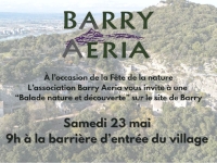 Une randonnée « nature et découverte » sur le site de Barry Une randonnée « nature et découverte » sur le site de Barry