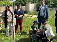 Inauguration d’un espace d’éveil à la nature pour les jeunes enfants Inauguration d’un espace d’éveil à la nature pour les jeunes enfants