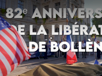 Cérémonie de commémoration de la libération de Bollène