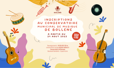 INSCRIPTIONS AU CONSERVATOIRE INSCRIPTIONS AU CONSERVATOIRE