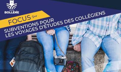 Focus - Conseil Municipal du 22 avril - Subventions voyages d'études (Collège) Focus - Conseil Municipal du 22 avril - Subventions voyages d'études (Collège)
