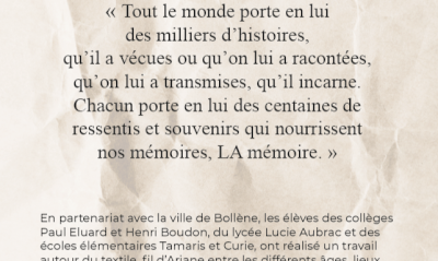 EXPOSITION 'Racines croisées' du 23 au 30 mai en mairie EXPOSITION 'Racines croisées' du 23 au 30 mai en mairie