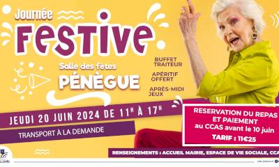 Changement de lieu pour la journée festive à Pénègue Changement de lieu pour la journée festive à Pénègue