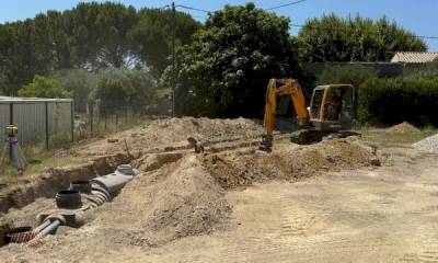 Travaux à l'ancienne école de Saint Ferréol Travaux à l'ancienne école de Saint Ferréol