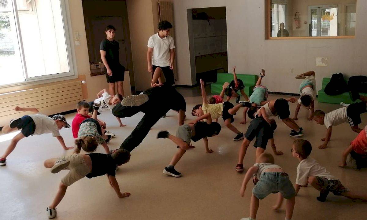 La battle des tribus au centre de loisirs de Saint Ferréol et Hip-Hop pour les plus petits