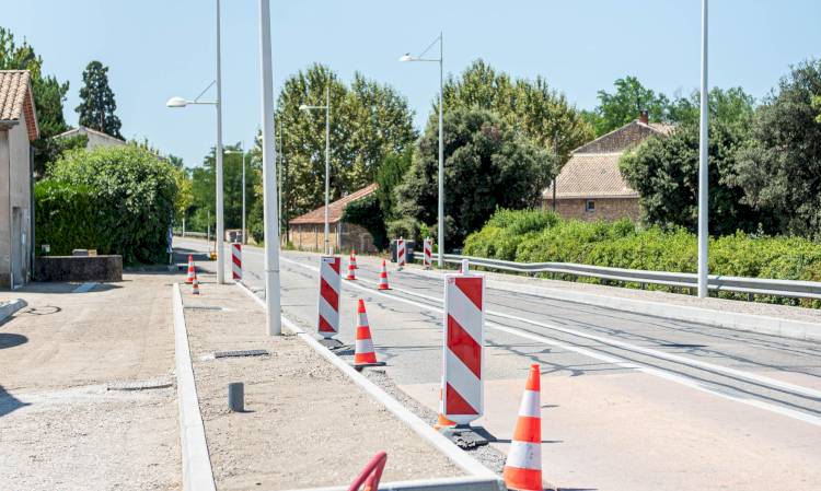 Travaux d'été devant l'École Duffaud