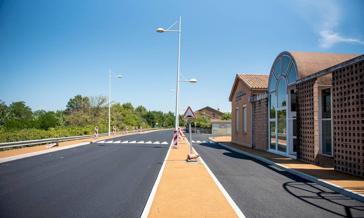 Travaux d'été devant l'École Duffaud