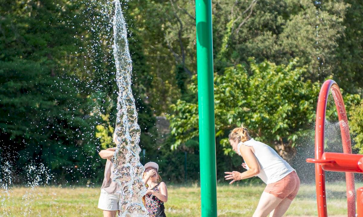 Inauguration du nouvel espace ludique aquatique à l’accueil de loisirs Saint-Férréol